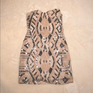 Mini sequin dress